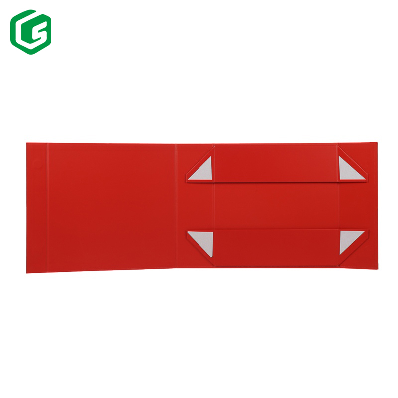 Red Rigid Folding Magnetic Gift Box For Luxury gift
