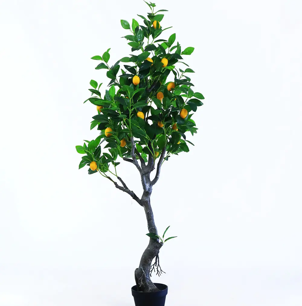 Konstgjorda citronträd: ett miljövänligt och vackert inredningsalternativ inomhus och utomhus