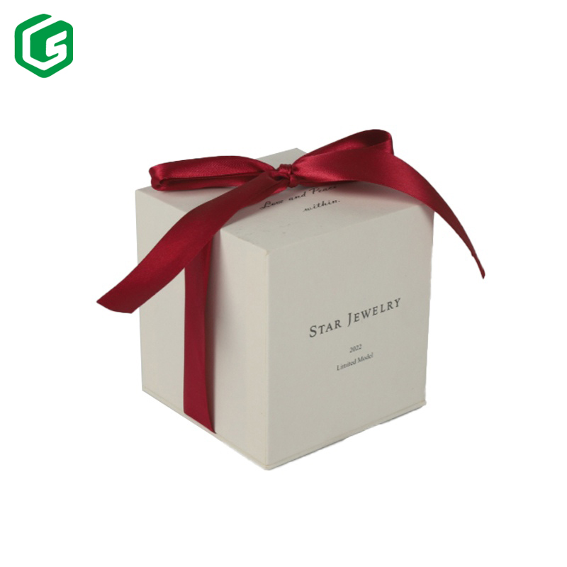 Paper Gift Box For Luxury Gifts with Logo Printing and Ribbon