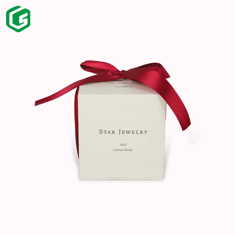 Paper Gift Box For Luxury Gifts, Logo Printing With Ribbon
