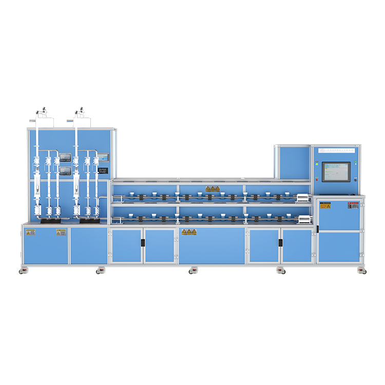DN15-25 Double-Row 20-Position Full Automatic Water Meter Inspection Bench