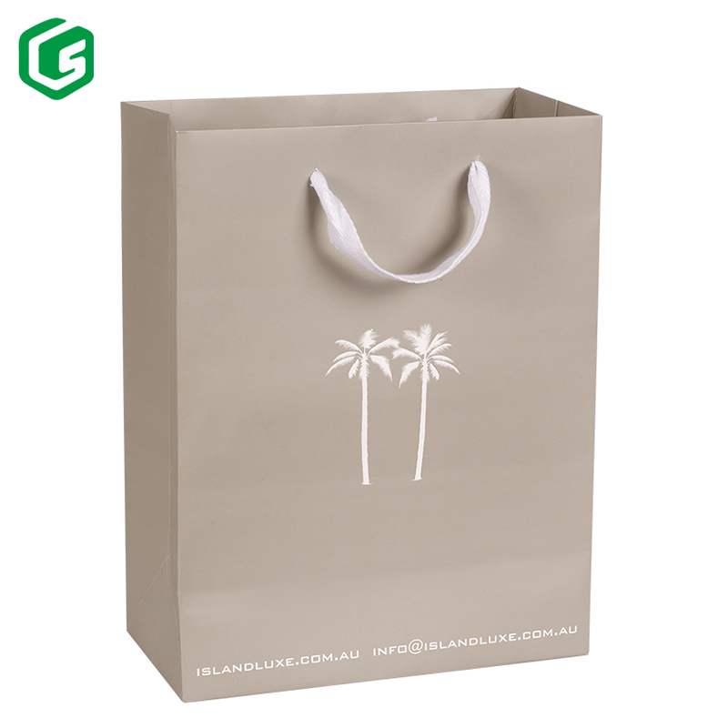 Paper Shopping Bag with ribbon rope