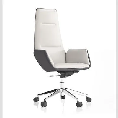  bílé kožené židle 