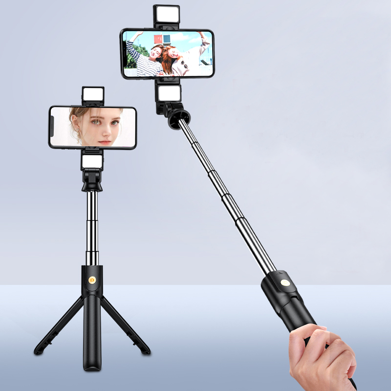 Portable Selfie Stick & Tripod With Bluetooth Remote