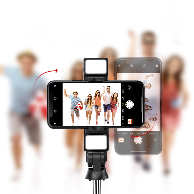 Portable Selfie Stick & Tripod With Bluetooth Remote
