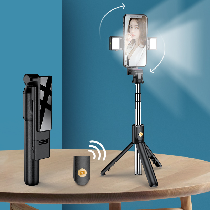 Portable Selfie Stick & Tripod With Bluetooth Remote