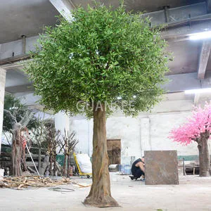 Künstliche Olivenbäume: eine schöne und innovative Arbeit