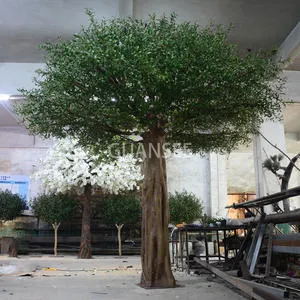  голямо изкуствено маслиново дърво 