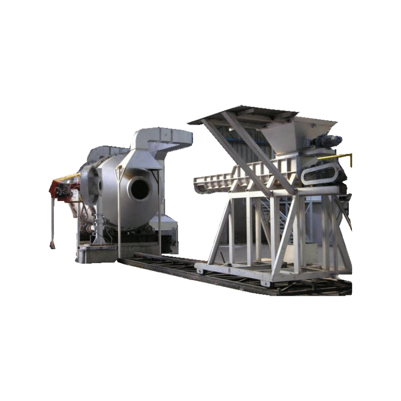 aluminum and lead scrap metal ore automatic feeding machine for industrial smelting furnace 