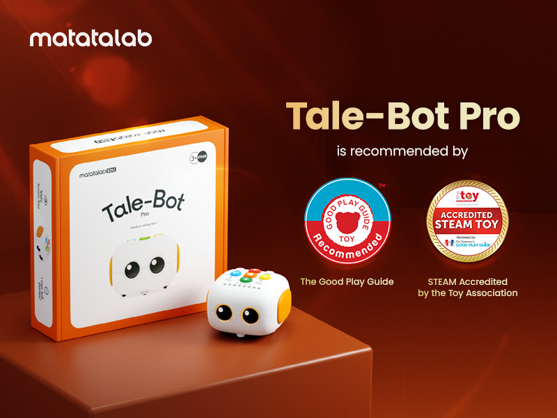 Matatalab Triumphs with “Tale-Bot Pro” – Earning STEAM Accreditation and Good Toy Guide Award