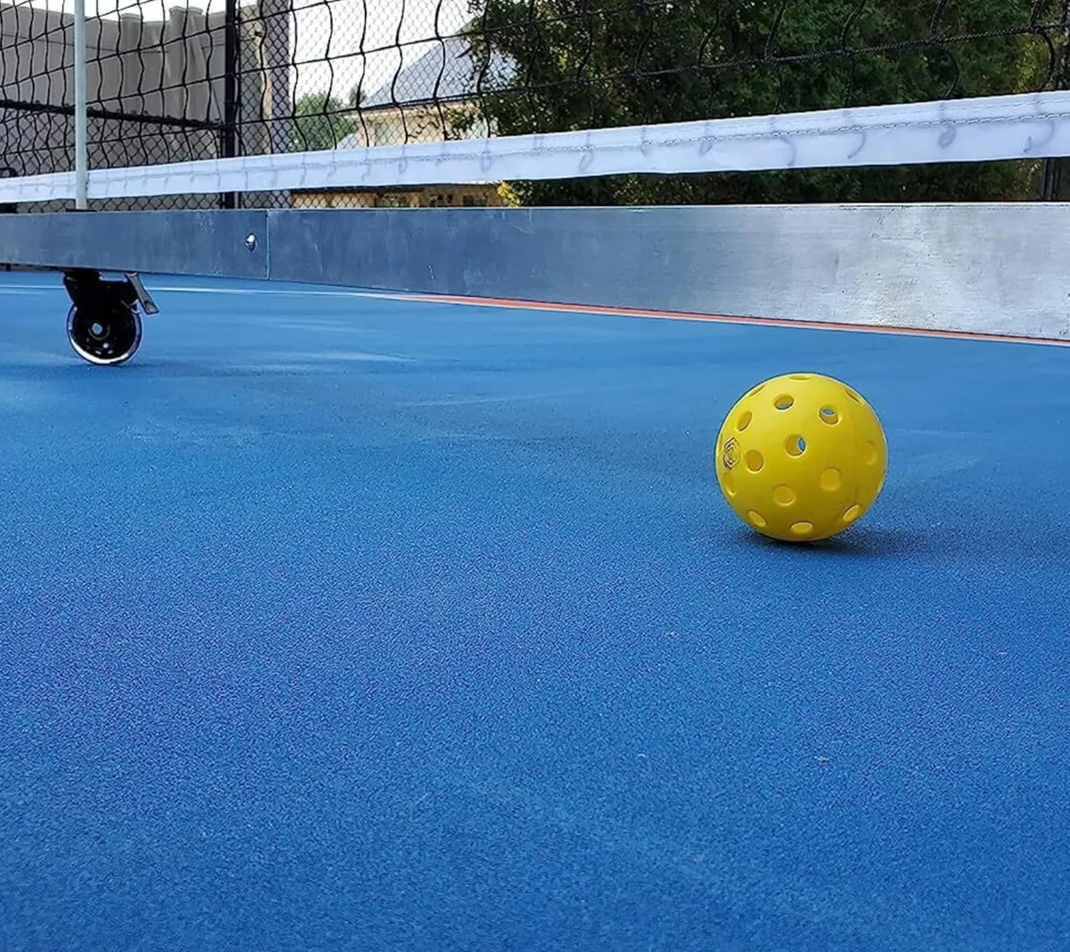 Pickleball Net on Wheels