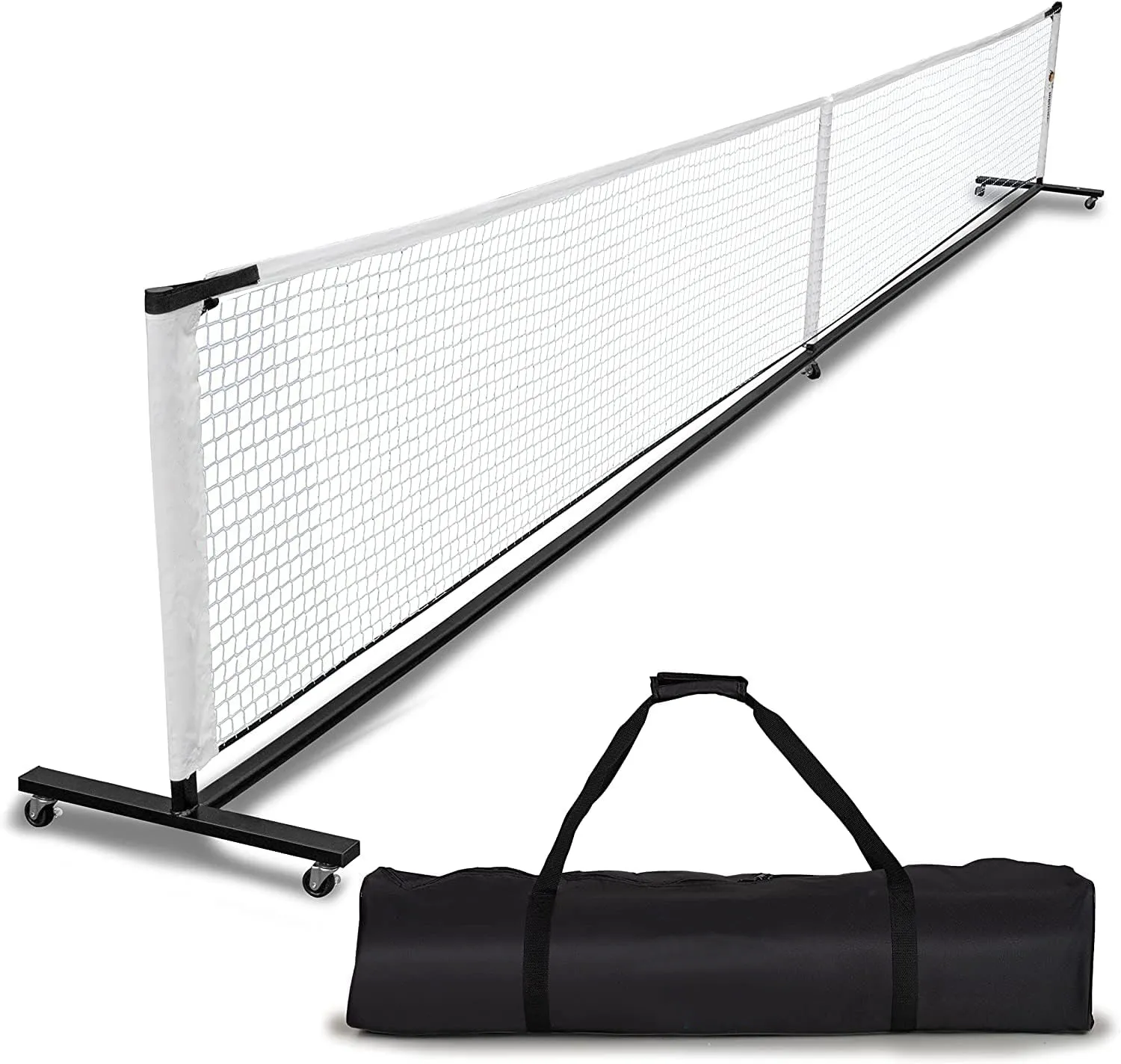 Pickleball Net With Wheeled Base