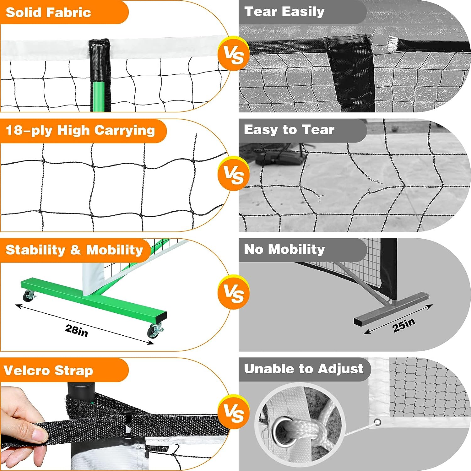 Pickleball Net With Wheels