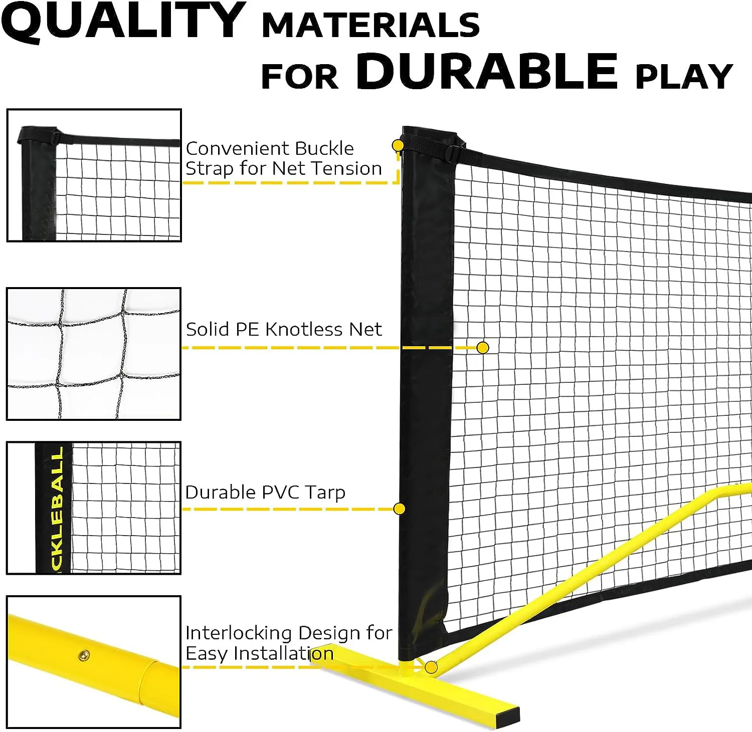 Portable Pickleball Net