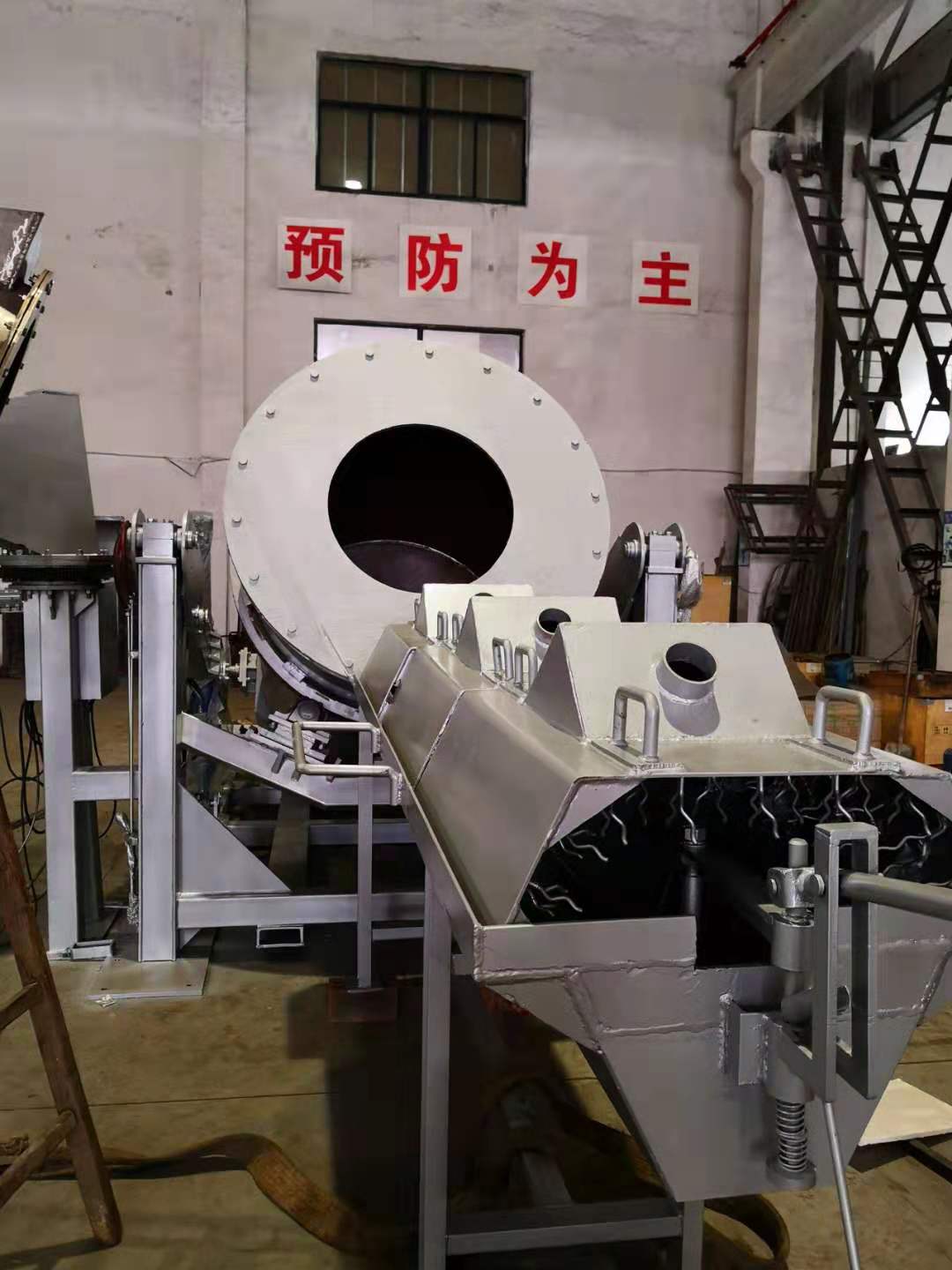 Rotary furnace powder feeding for powder cvd industrial firing kiln loading machine