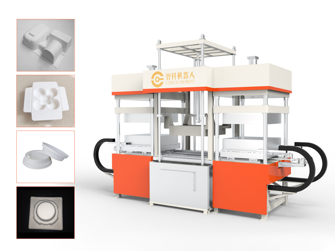 Semi-automatic Pulp Molding Tableware Forming Machines