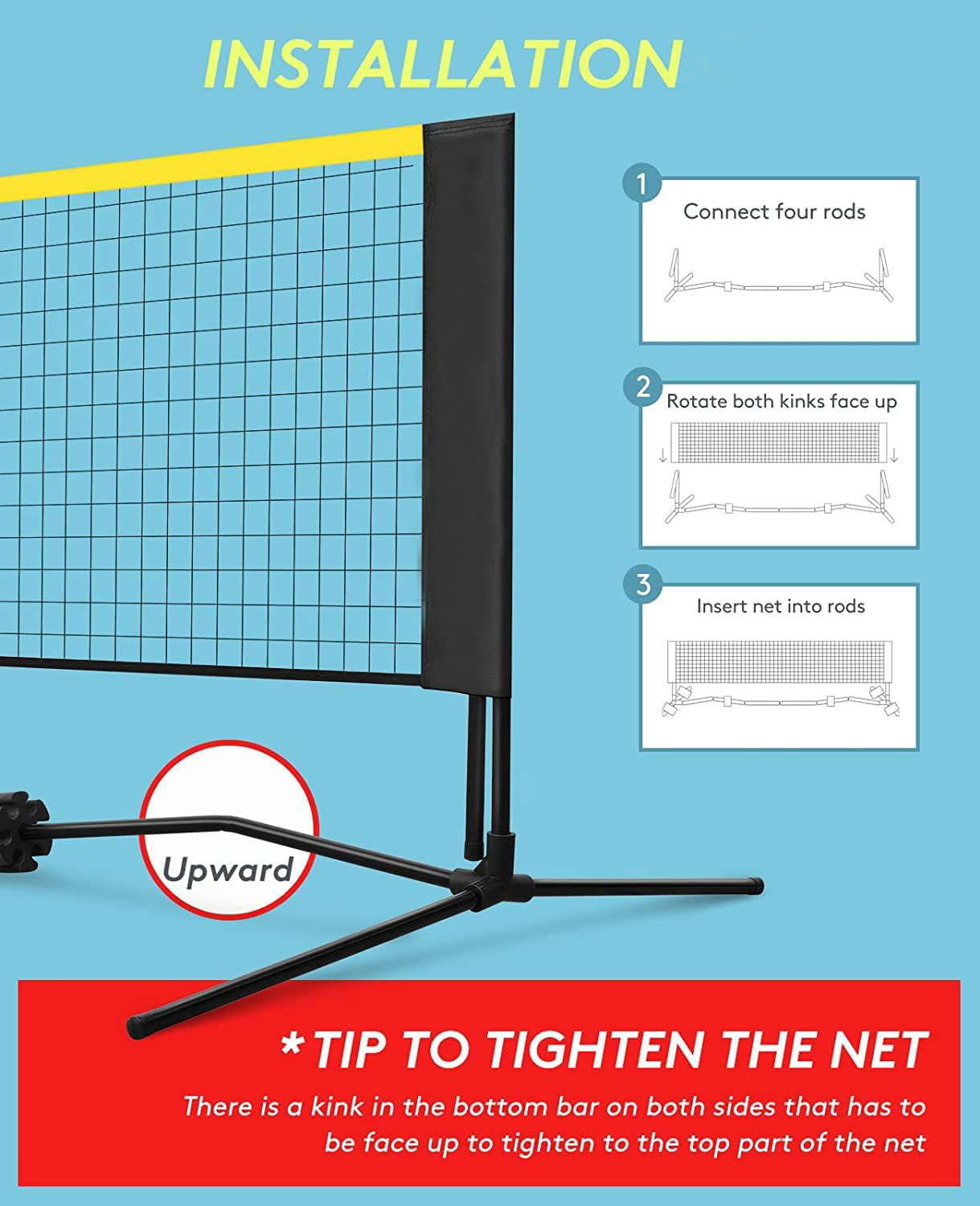 Pickleball Net Outdoor Heavy Duty