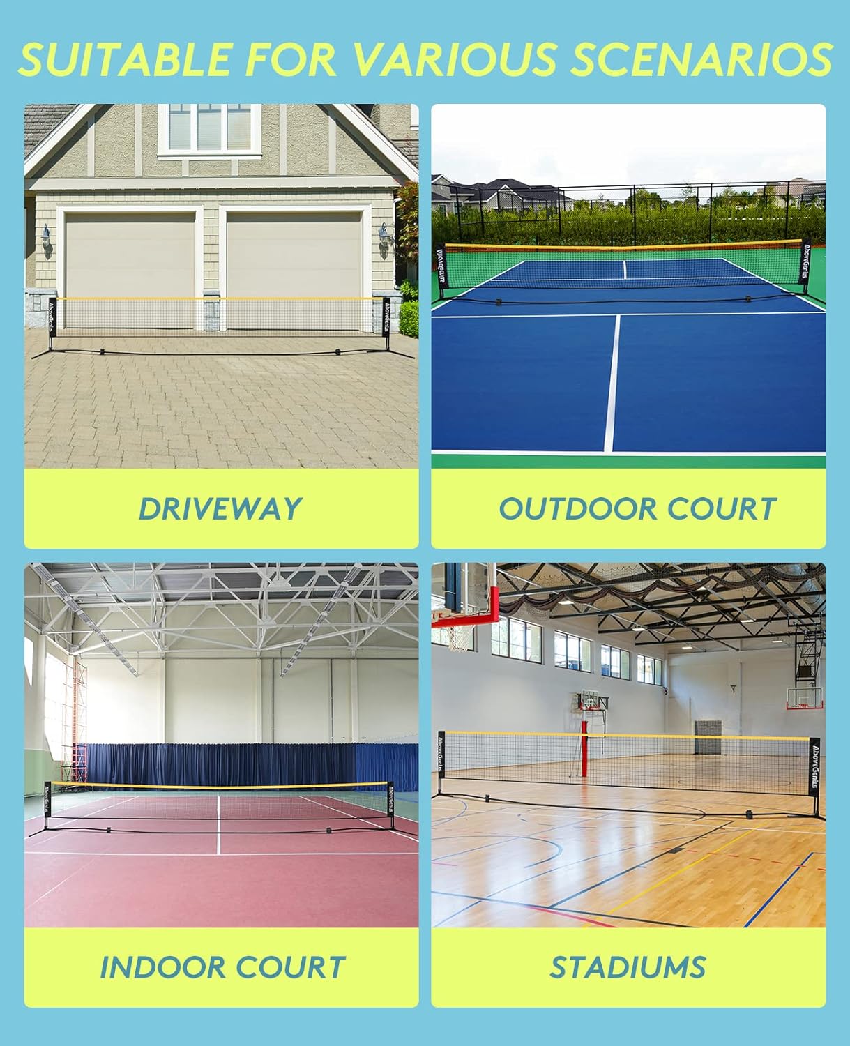 Pickleball Net Outdoor Heavy Duty