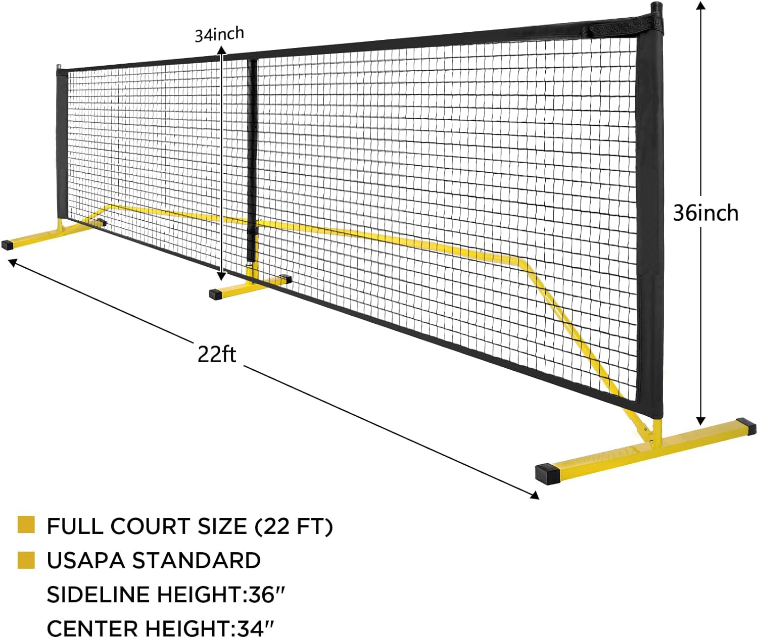 Pickleball Net And Lines