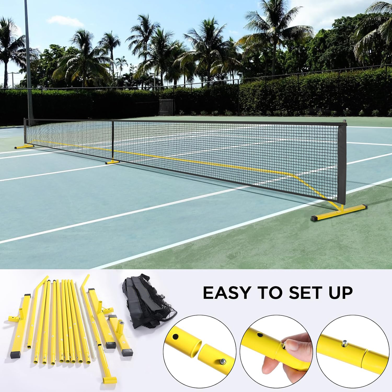 Pickleball Net And Lines