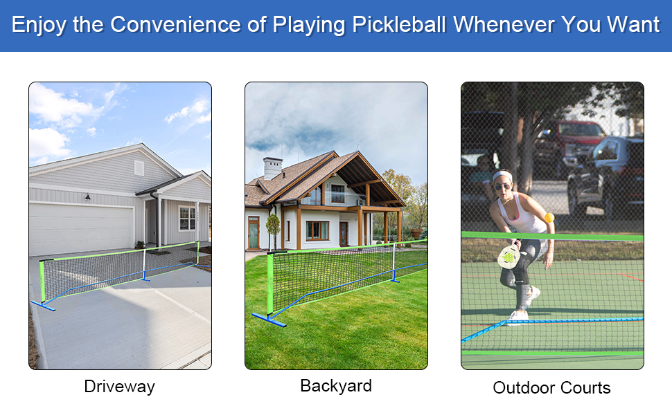 Pickleball Net For Driveway