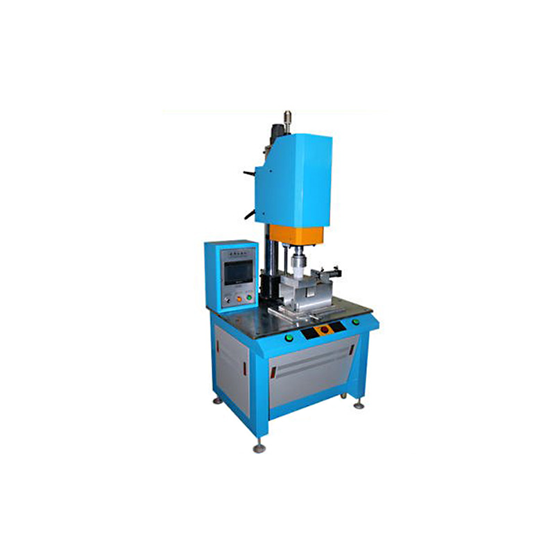 Positioning and rotating plastic welding machine