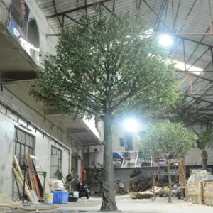 Large artificial olive trees