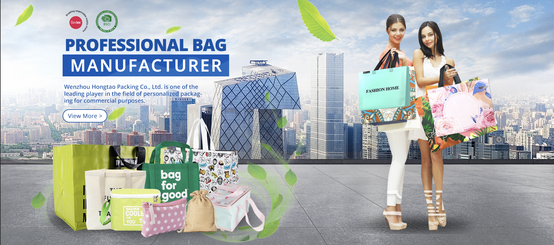 Professional shopping bag manufacturer
