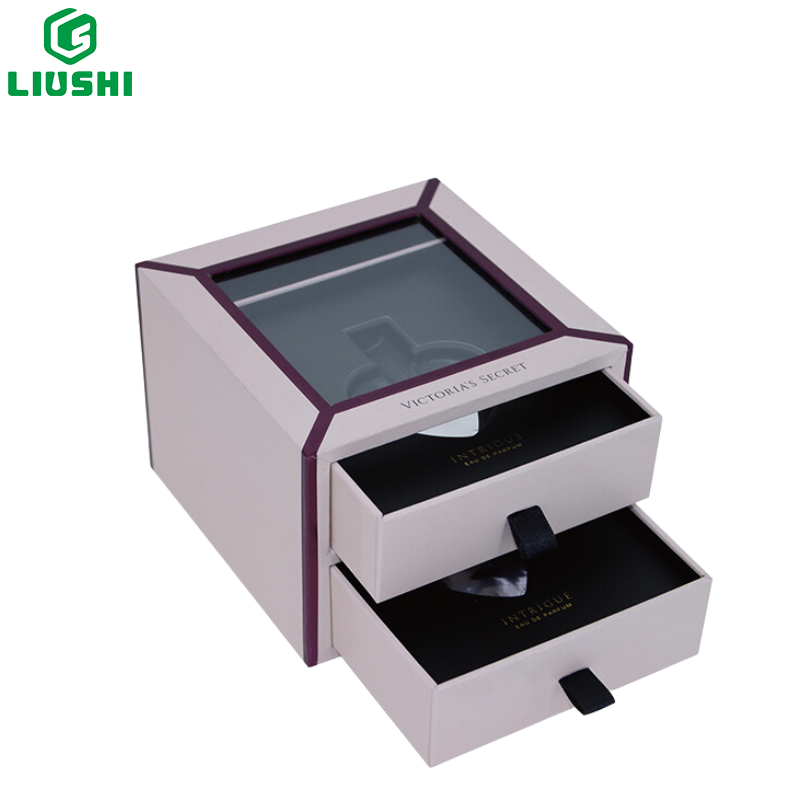 Exquisite Double-Layer Pull-Out Jewelry Box