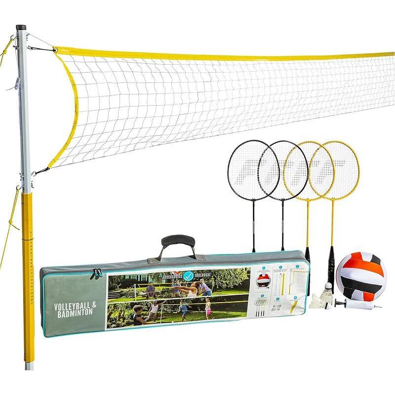 Portable Badminton Volleyball Combo Set