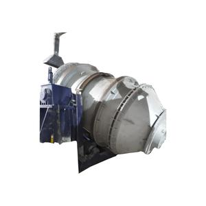 3T oil fired rotary type metal melting furnaces for 100 aluminium melting rotary tilting  furnace