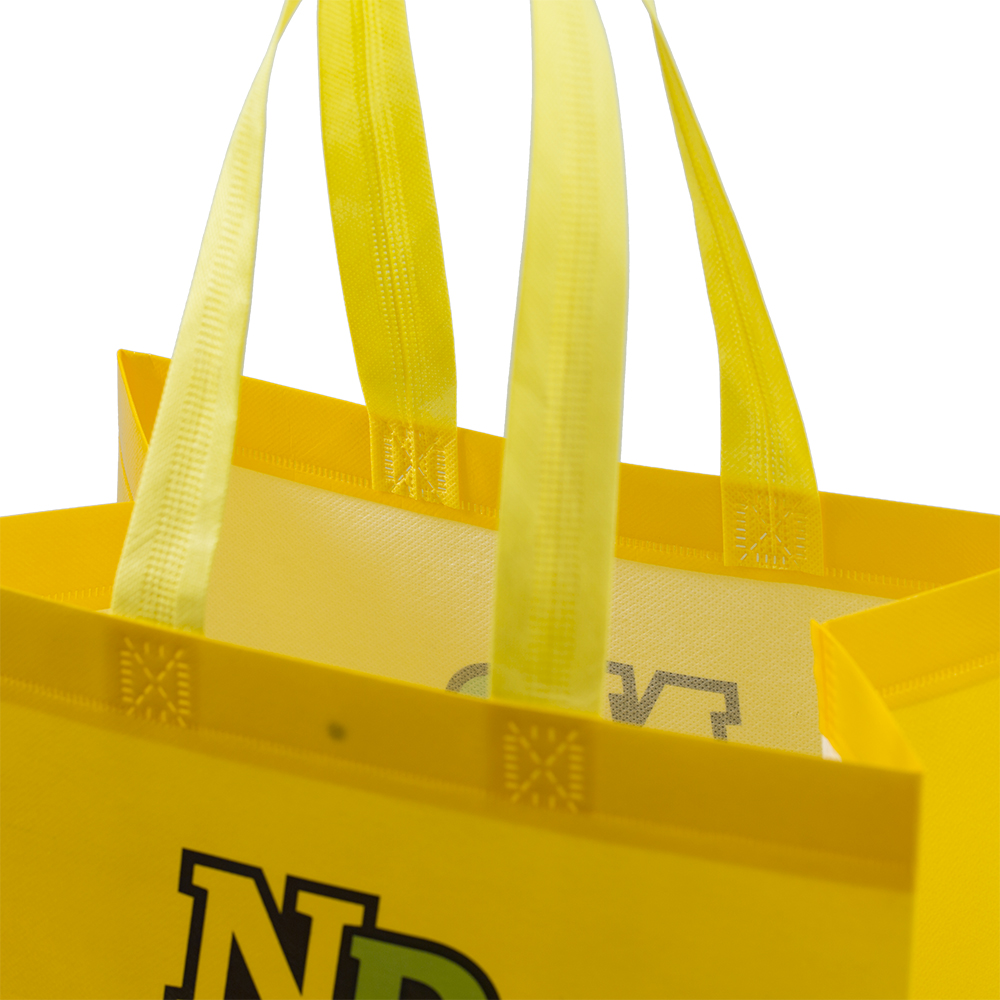  ロゴ付きポータブル再利用可能な環境に優しい不織布ショッピング バッグ ヒート シール再利用可能な不織布バッグ 