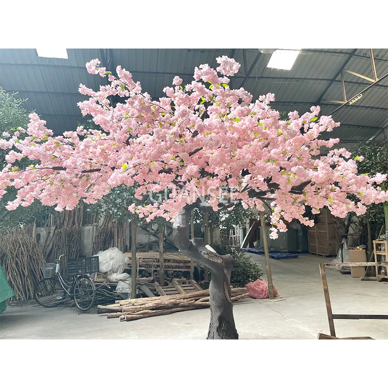  Decor fals pentru copac cu flori de cireș 