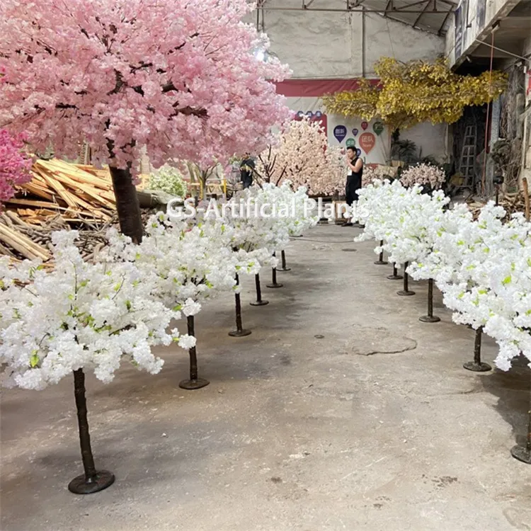 Fake cherry blossom tree decor