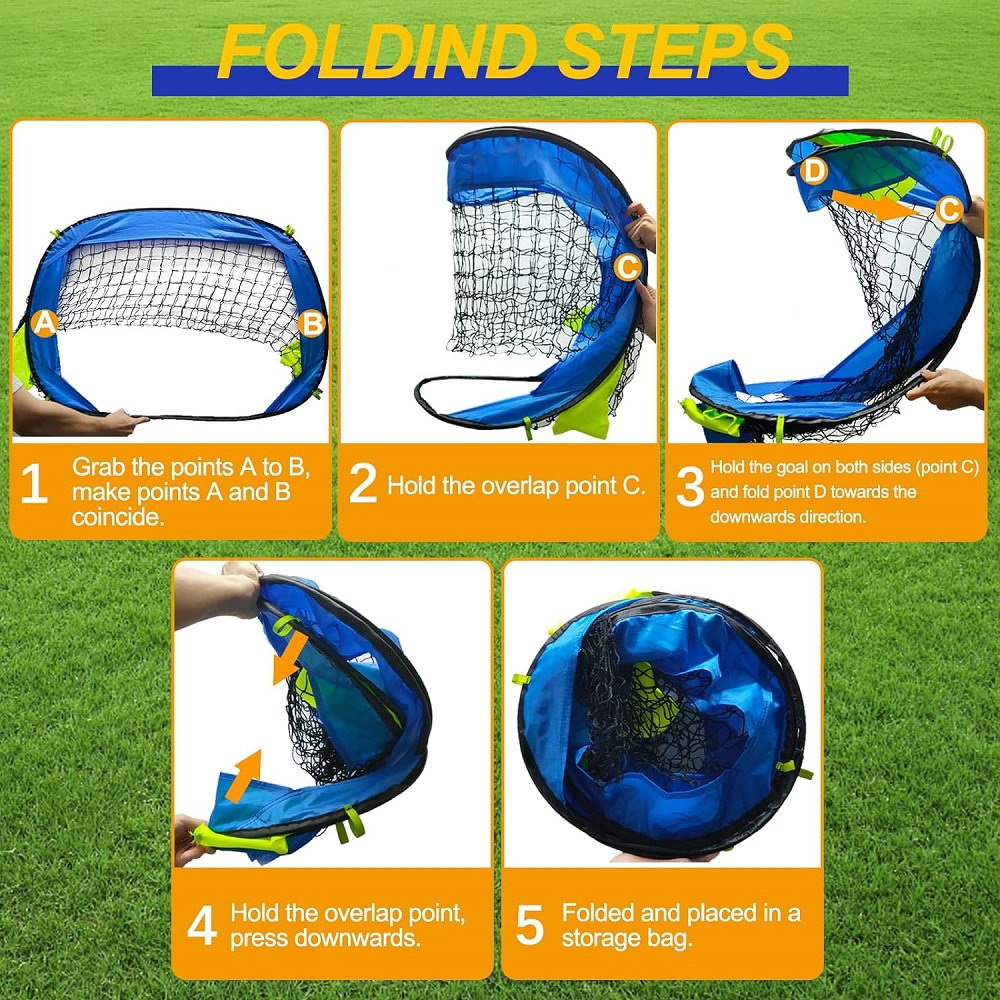  Pop Up Toddler Soccer Net 