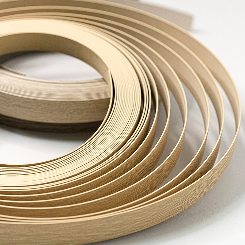 Factory pre-glued edging strips in ABS