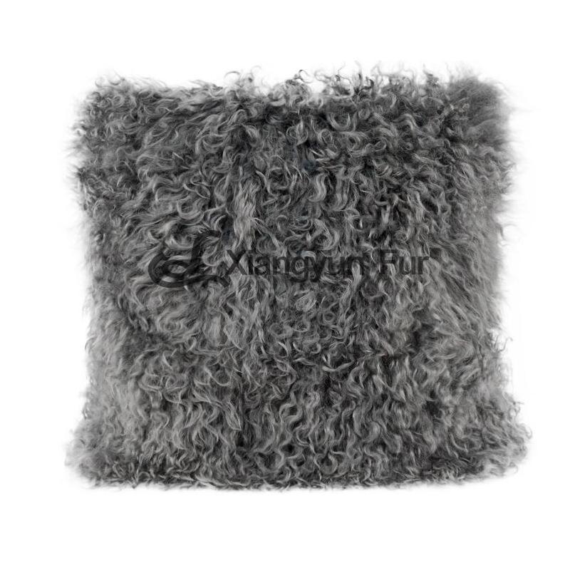 Usok na Grey Mongolian Lamb Fur