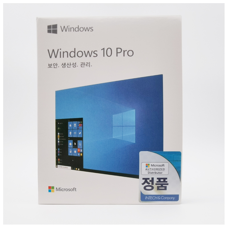 Microsoft Windows 10 Professional Retail Box 32-bit/64-bit Editions - USB Flash Drive (Full Retail Version) Multi Language option