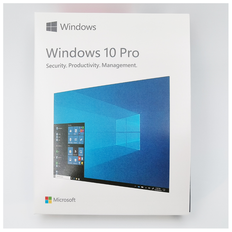 Microsoft Windows 10 professional 32-bit/64-bit Editions - USB Flash Drive (Full Retail Version) Language English