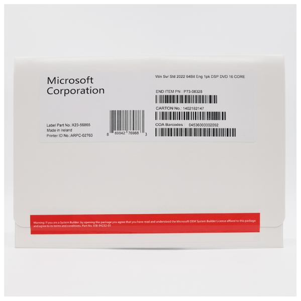 Microsoft windows Server Standard Or Datacenter Version License Key OEM COA Sticker Multi Color Options