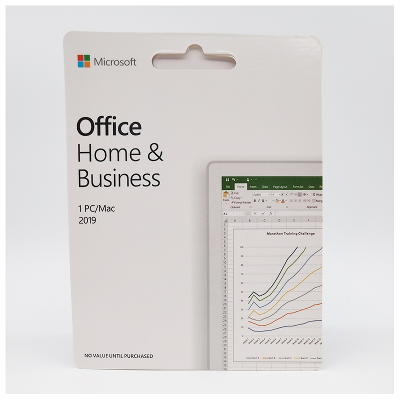 Microsoft office 2019 Home and Business for MAC / Win keycard with Online Activation Key