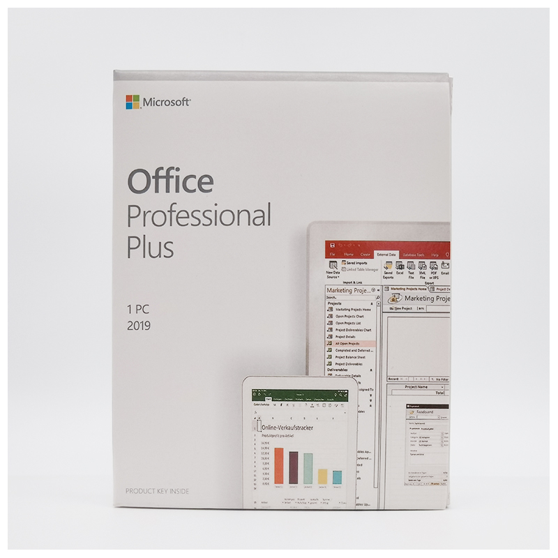 Microsoft Office 2019 Pro Plus USB Flash Retail Pack with Bind key