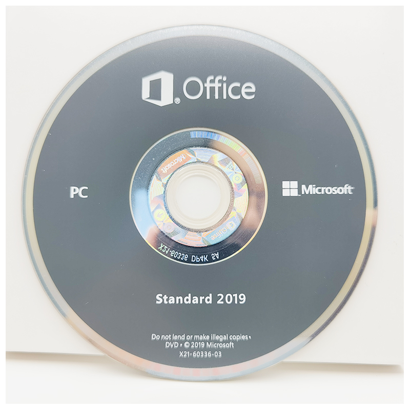 Microsoft Office 2019 Standard Retail Version with DVD and Activation Key