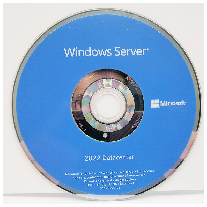 Microsoft Windows Server dat 2022 64Bit Eng 1pk DSP DVD 16 CORE OEM Version With Original Activation Key Code