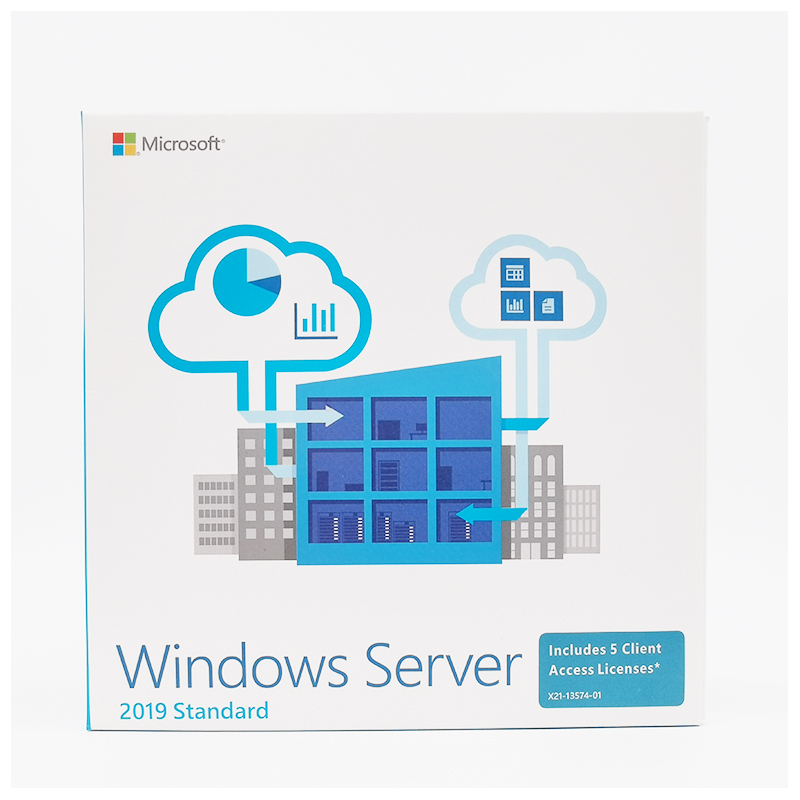 Microsoft Windows Server 2019 std 64Bit Eng DVD 5Client 16 CORE License With Original Activation Key Code Retail Version