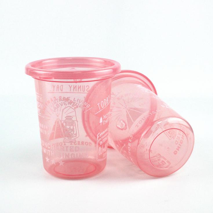  प्रमोशनल किड्स कप, बच्चों के लिए स्ट्रॉ वाला प्लास्टिक कप 
