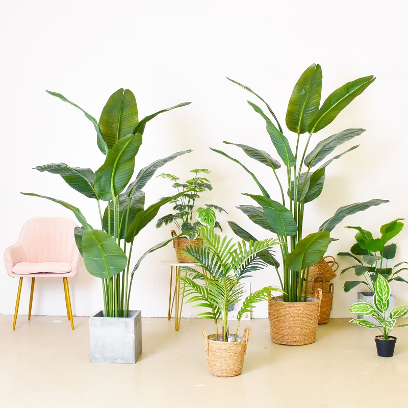 The new favorite of interior decoration: the multiple charms of artificial potted trees