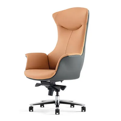 Leather office chair: a comfortable, fashionable and healthy new choice for work