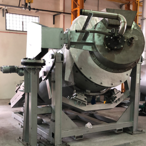 Gas oven for metal melting rotary tilting furnace  smelter machine scrap metal melting