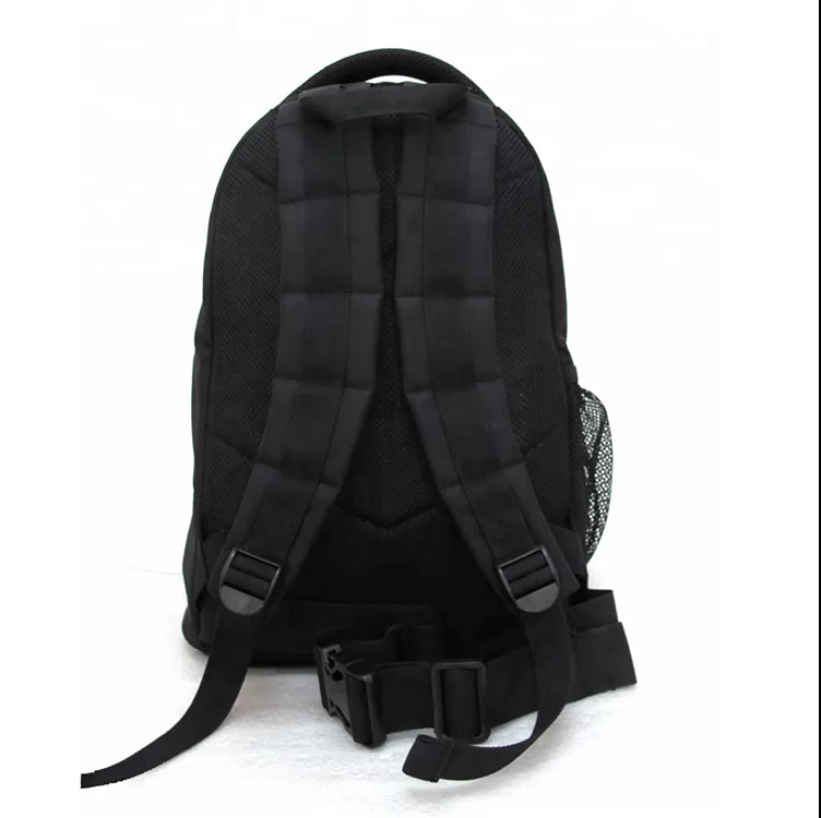 Polyester Black Laptop Backpack